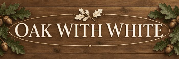 Oak with White Launches Online Store Offering Curated Home Furnishings in Natural Wood and White Design